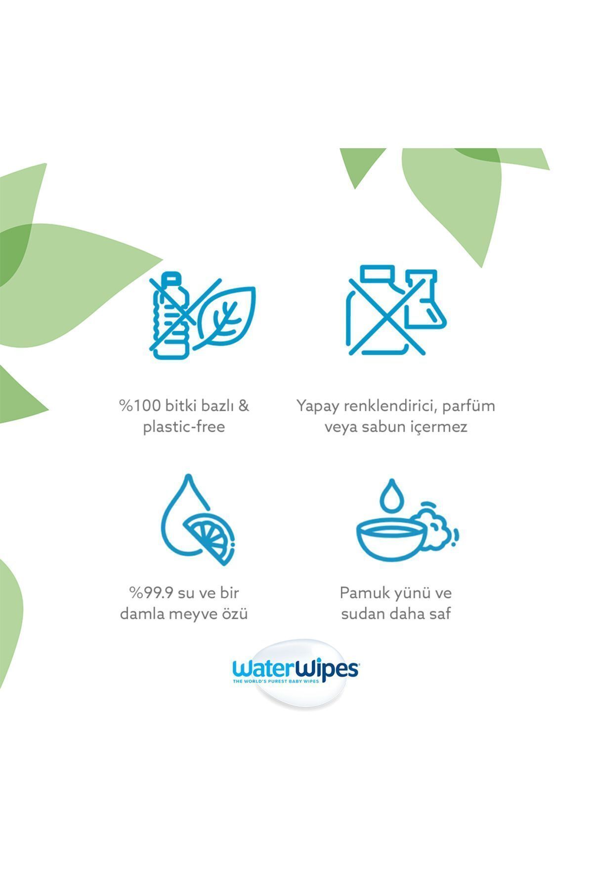 Second image of Waterwipes Bio Yenidoğan 60 Yaprak Islak Mendil
